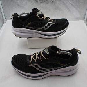 Saucony Omni 22 Men Size 10.5 Stability Running Shoes Cushioned Sneakers Black